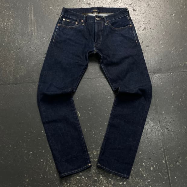 30 폴로 진청 데님 팬츠