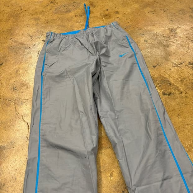[정품/XL] 나이키 회색 파랑 트랙 팬츠