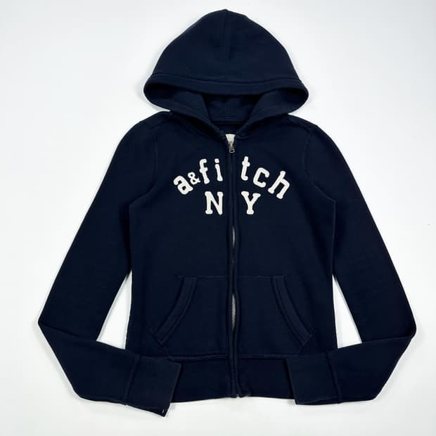 아베크롬비 걸즈 y2k 슬림핏 후드집업 네이비 걸즈L