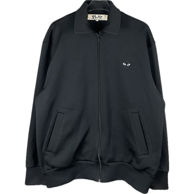 [XL] 꼼데가르송 플레이 블랙와펜 저지 트랙자켓