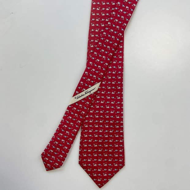 페레가모(Ferragamo) 명품 정품 넥타이 8.7cm