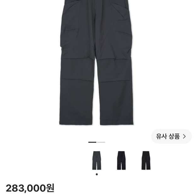 구매글) 이그노타 코어:10 리프 포켓 팬츠 차콜