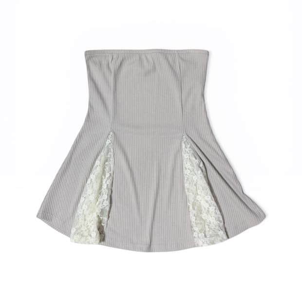 레이스 플레어 탑&스커트