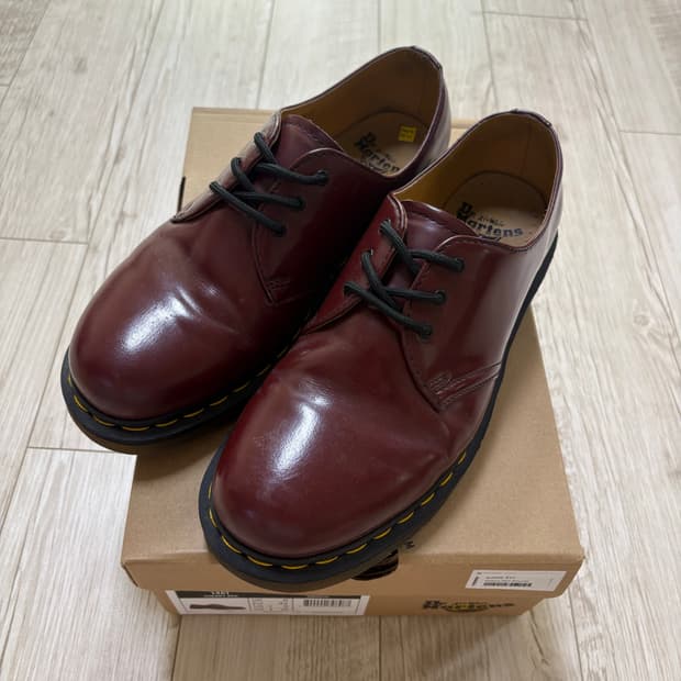 닥터마틴 1461 3홀 체리레드 270