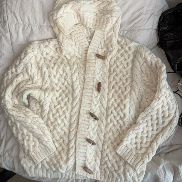 모리걸 떡볶이니트후드집업