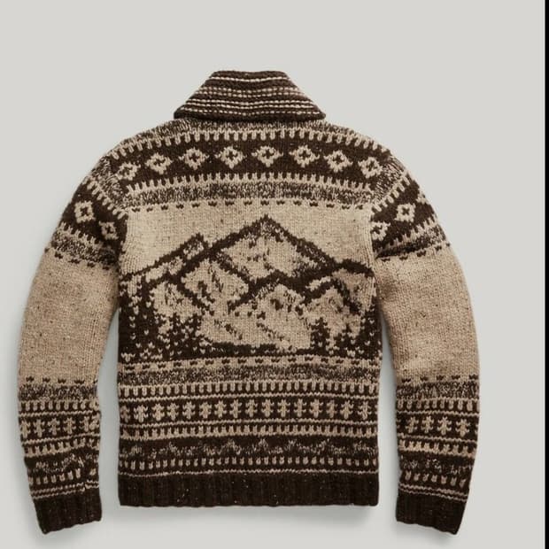 rrl 핸드니트 가디건 L