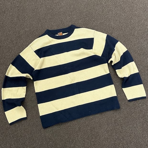 OS)PAS DE DEUX 빈티지 스트라이프 스웨터