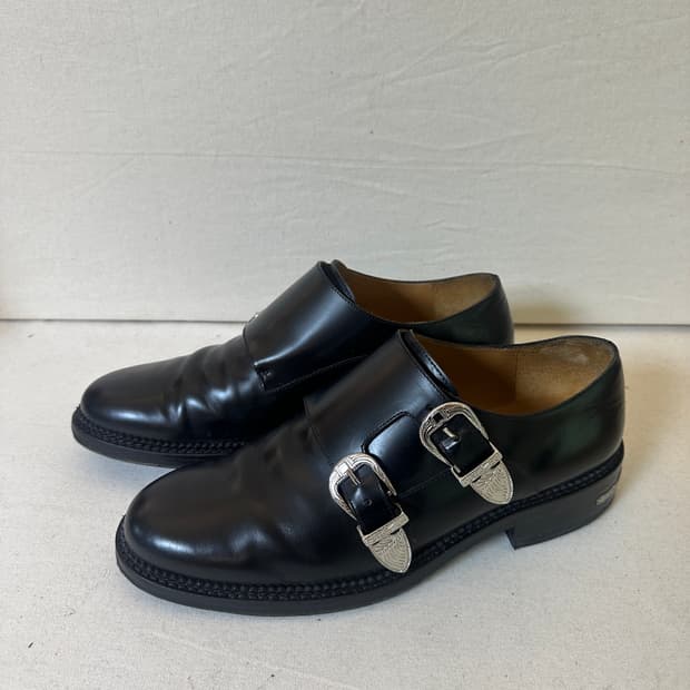 TOGA VIRILIS DOUBLE MONK STRAP SHOES