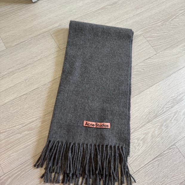 아크네 스튜디오 캐나다 내로우 뉴 울 머플러