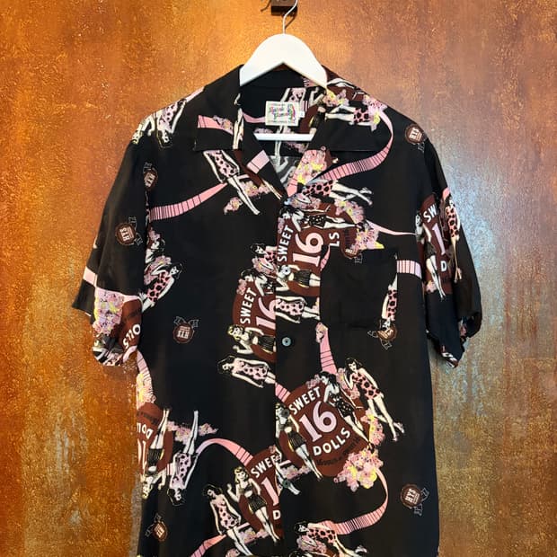 90s Hysteric Glamaour 히스테릭글래머 오픈칼라셔츠