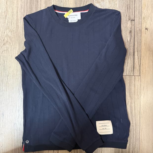 톰브라운 여성 네이비 니트 38사이즈