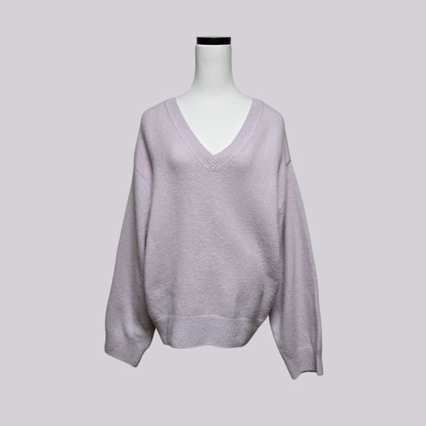 시에 메리노울 브이넥 니트 / 여성 니트 