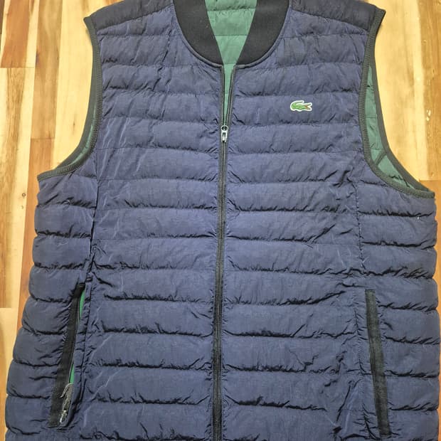 라코스테 경량패딩 베스트 xl