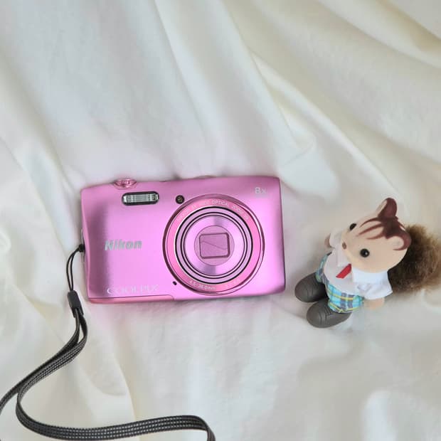 윈터 픽🌸 Nikon COOLPIX S3600 핫핑크💗