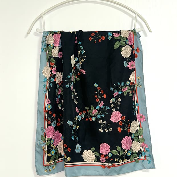 꽃패턴 빈티지 스카프