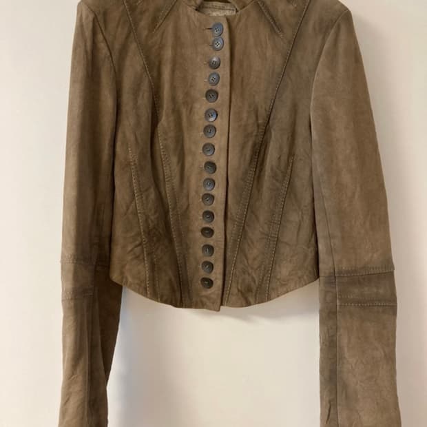 올세인츠 스웨이드 자켓