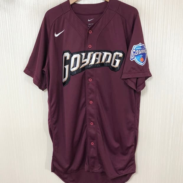 나이키 고양히어로즈 선수실착 원정유니폼/져지 XL #23 예진원