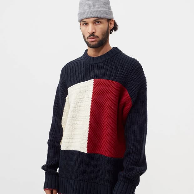 타미힐피거 니트