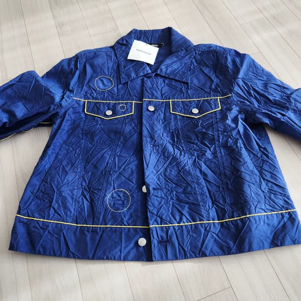 KANGHYUK 블루 에어백 숏 바람막이