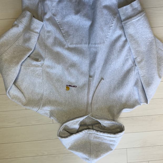 칼하트 후디드 아메리칸 스크립트 스웻