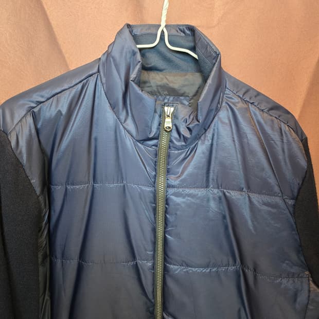 JDX니트배색 경량패딩