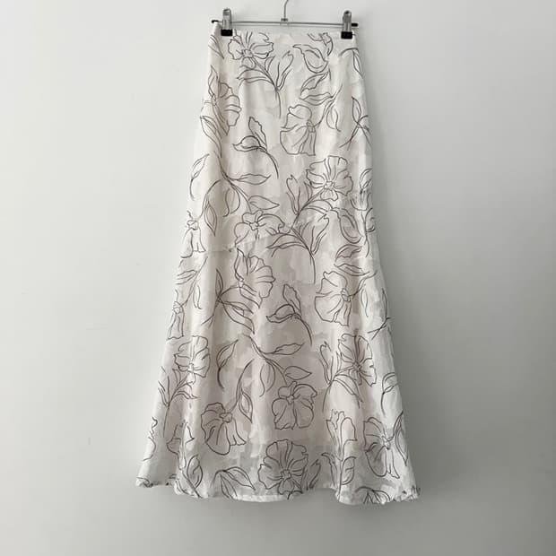 GRL floral mermaid skirt