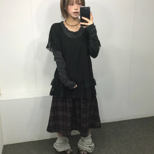 𖤐레드 포인트 모리걸 코디 set𖤐 