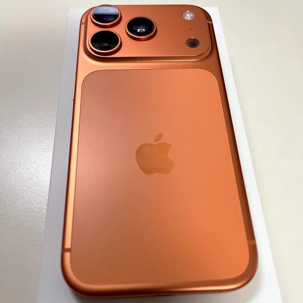 아이폰 17프로 256GB 코스픽 오렌지 자급제 팝니다