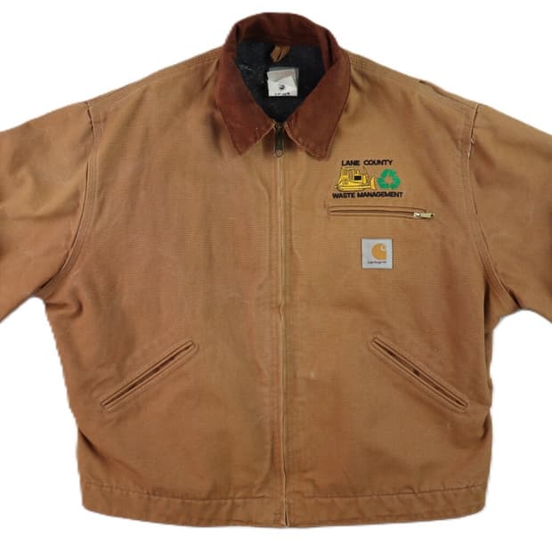 칼하트 J01 디트로이트 커스텀 자켓 브라운