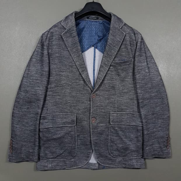 95) 헨리코튼 클래식 테이스트 싱글 버튼 저지 블레이저 자켓 그레이