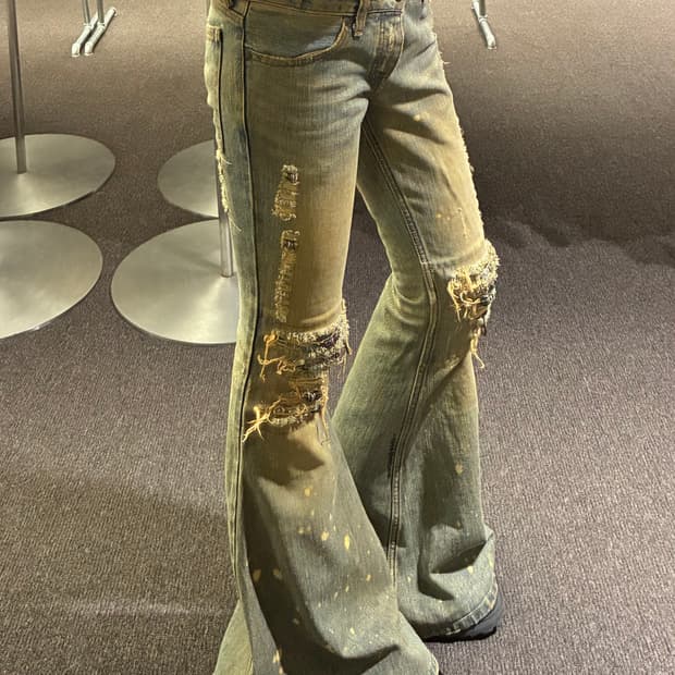 26)If six was nine vintage MUD MAX 데님팬츠