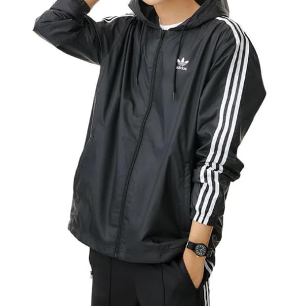 아디다스 후드 바람막이 XXL