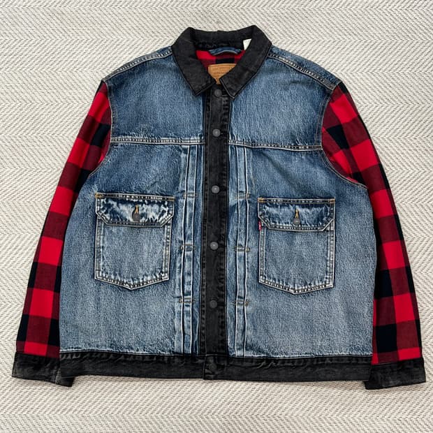 리바이스 투포켓 데님 자켓 r2519