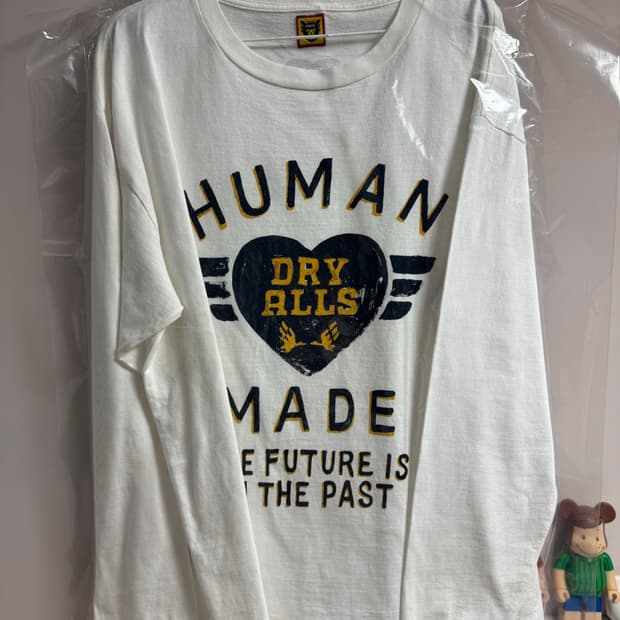 휴먼메이드 롱슬리브 화이트