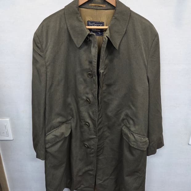 버버리 올드스쿨 싱글코트 남성 대락 95 오버핏 