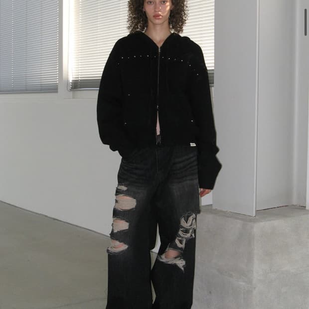 Faye Damage Jeans - Black