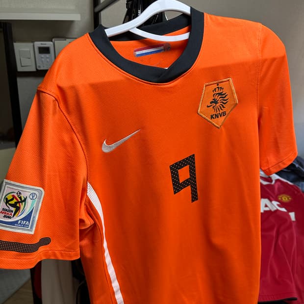 급처) 나이키 네덜란드 축구 국가대표 유니폼 반페르시 어쎈틱 10남아공