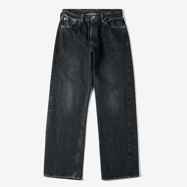 슈가케인 1947 블랙 하드워시 데님 33