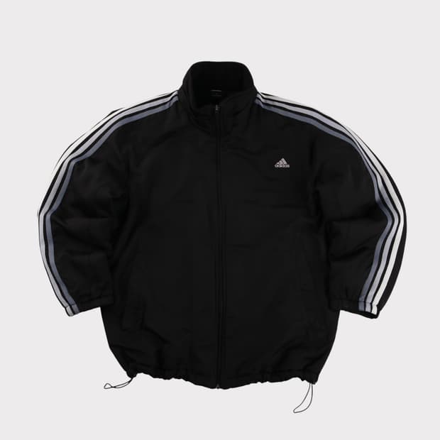 [M] 아디다스 올드스쿨 삼선 누빔자켓