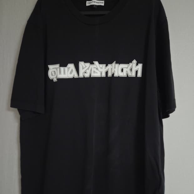 고샤 18ss 로고 반팔티