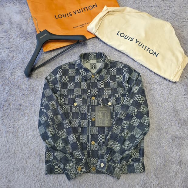 {클로젯}[50][백화점판 풀구성]루이비통 디스토티드 자켓