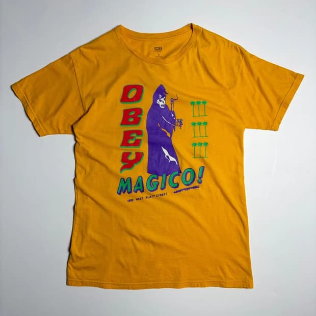 오베이 OBEY MAGICO 빅프린팅 반팔 티셔츠 R1185