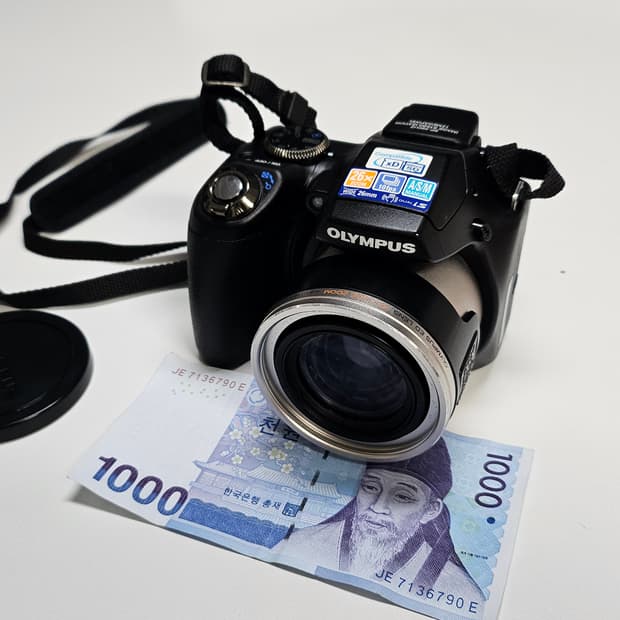 작례O 초미니 기함급 올림푸스 sp-590uz 디지털카메라 빈티지 디카