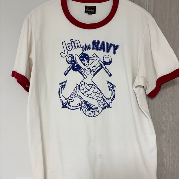 리얼맥코이 join the navy 링거티 레드
