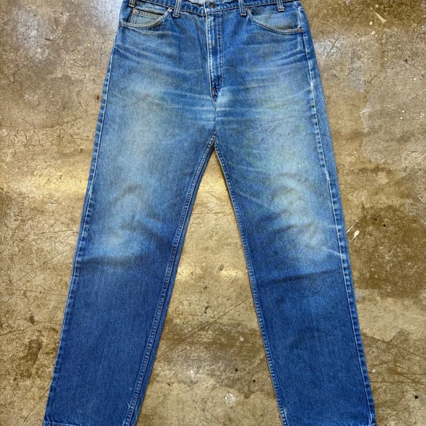 80s USA 리바이스 505 오렌지 탭 데님