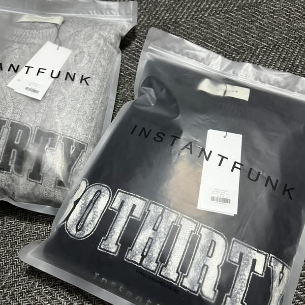 새상품/구할수없는/약30%저렴) 레터링케이블울니트 FREE/인스턴트펑크