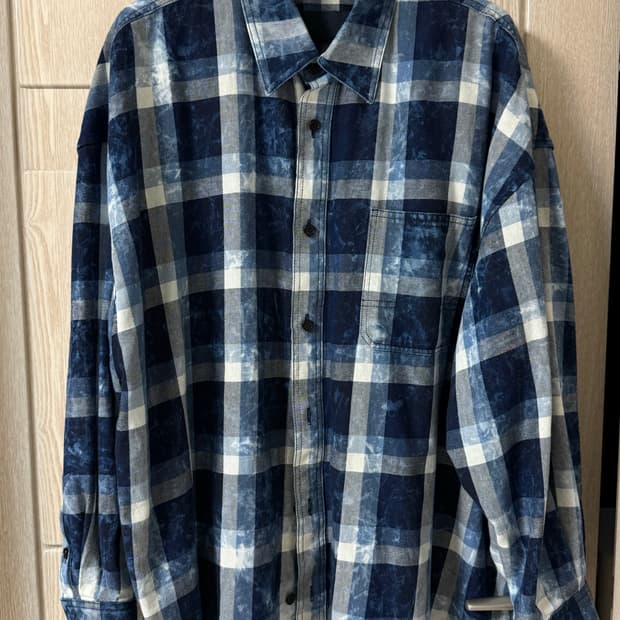 준지 25FW 아일랜드 워싱 블루셔츠 (이체가격)