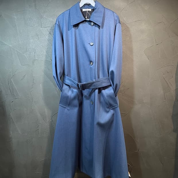 [36] CELINE 셀린느 블루 트렌치 코트