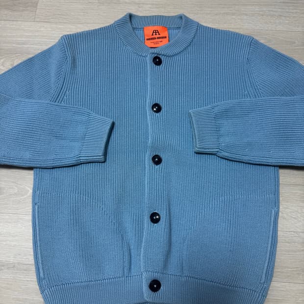 [m] 안데르센안데르센 스키퍼 가디건 라이트블루