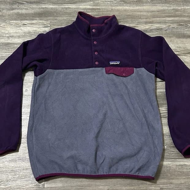 16FW 파타고니아 신칠라 스냅T 퍼플/그레이